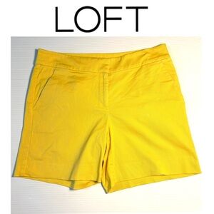 LOFT Riviera Yellow Shorts 2